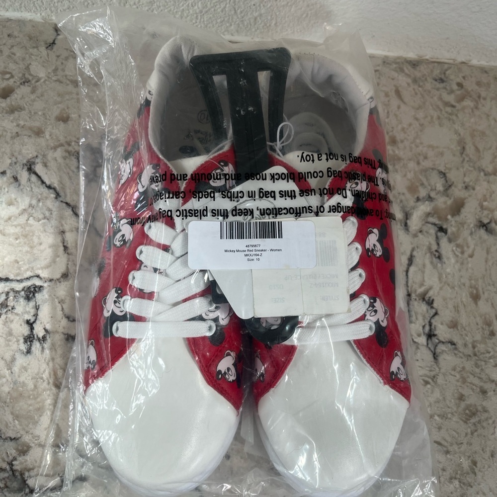 Disney Red and White Women's Shoes